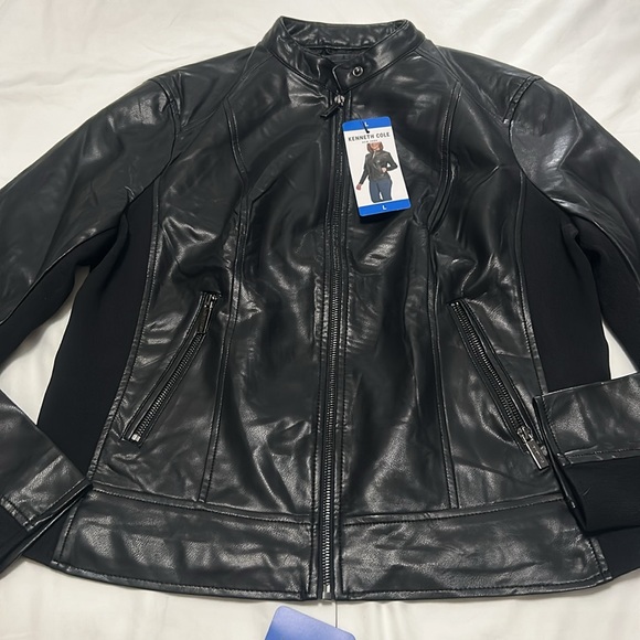 Kenneth Cole Jackets & Blazers - NWT Kenneth Cole Faux Leather Jacket black size M, L